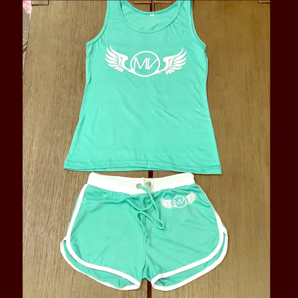 2 Piece Short & Tank Top Set